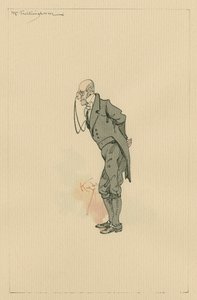 Tulkinghorn氏、1920年代（紙にトイレとペンとインク） 作： Joseph Clayton Clarke